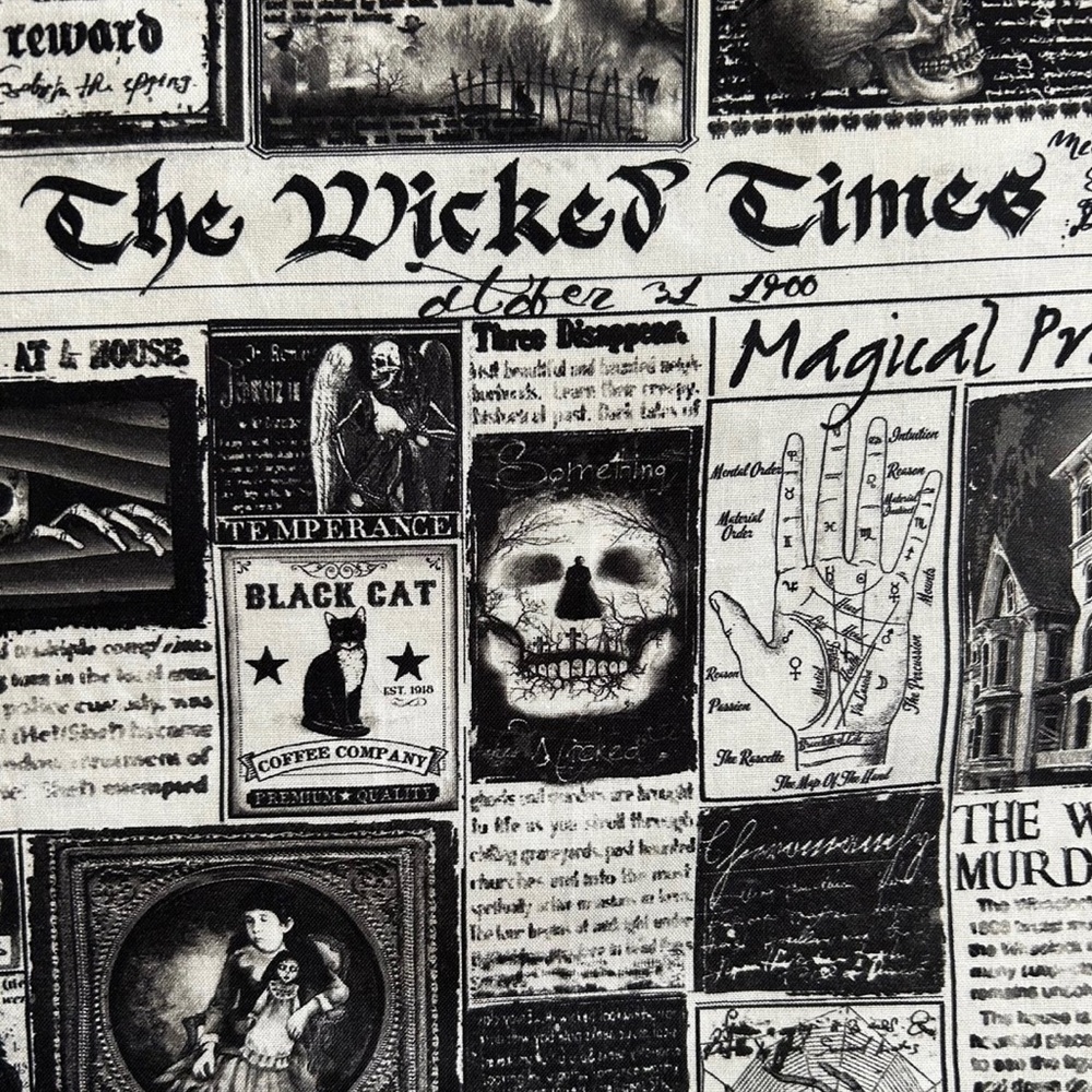 SPOOKY HAUNTED MACABRE DARK SWING PINUP HALLOWEEN RETRO DRESS - Picture 3 of 8